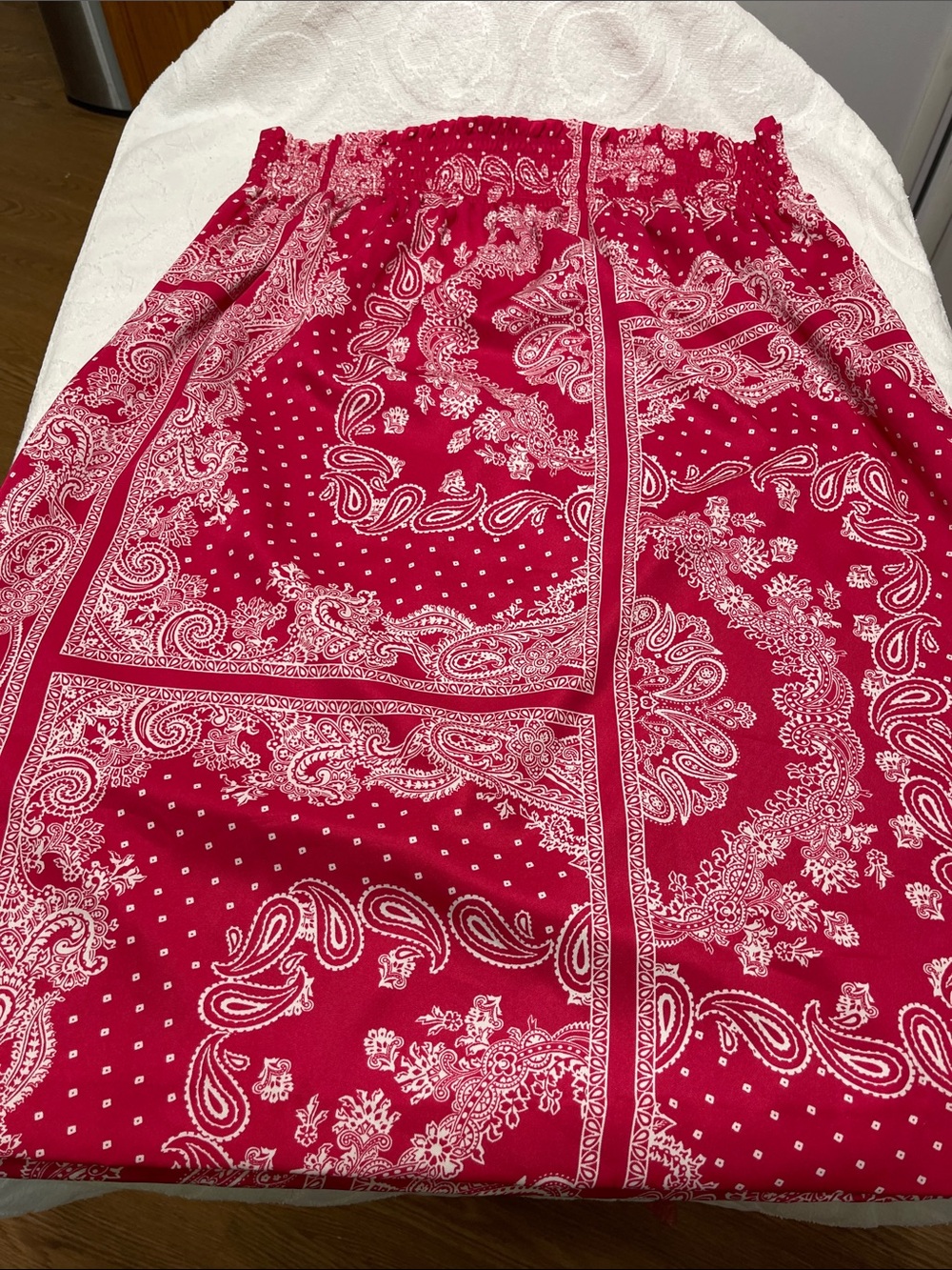 Ann Taylor Pink Paisley Skirt - Sz XL